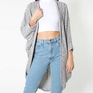 American Apparel Oversized Shawl Cardigan